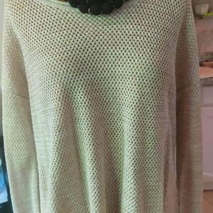 Lightweight linen and cotton sweater